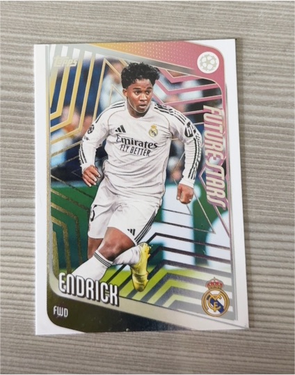 2025-26 Topps UEFA Club Competitions #86 Endrick — front