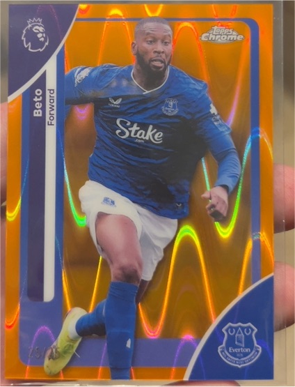 2026 Topps Chrome Premier League #90 Beto Everton — front