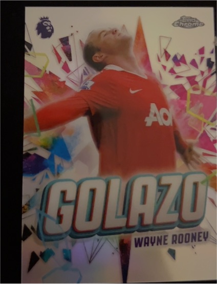 2026 Topps Chrome Premier League #GZ-11 Wayne Rooney Golazo — front