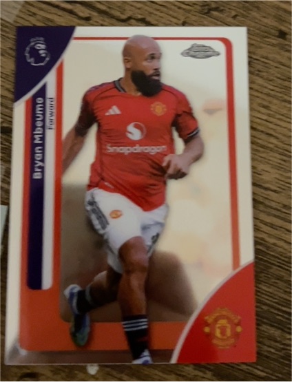 2025 Topps Chrome Premier League #131 Bryan Mbeumo — front