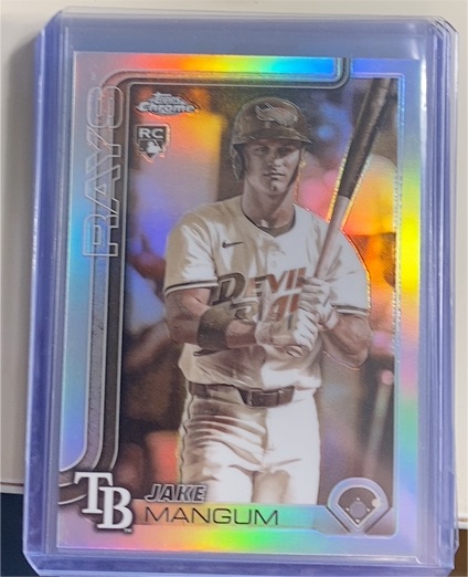 2025 Topps Chrome Update #USC176 Jake Mangum — front
