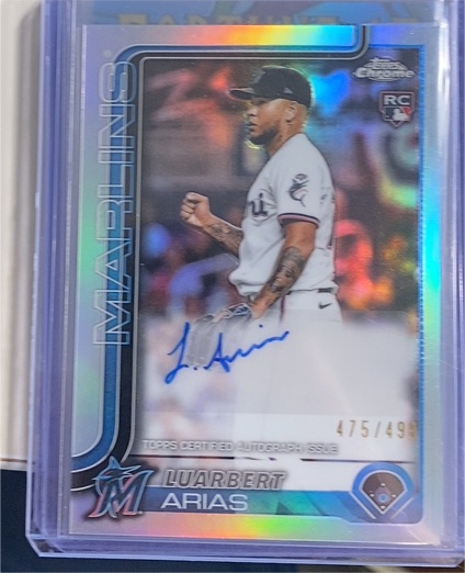 2025 Topps Chrome Update #AC-LAR Luarbert Arias — front