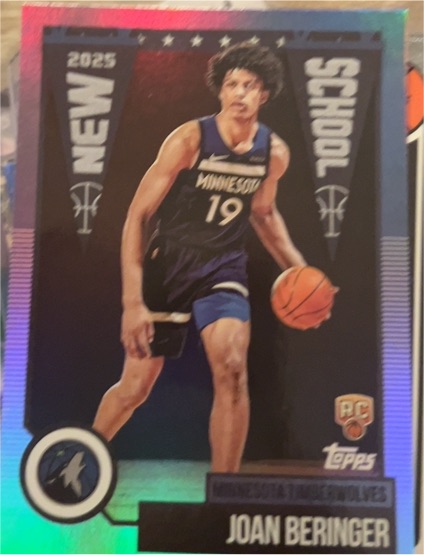 2025-26 Topps #NS-17 Joan Beringer New School Rookie — front