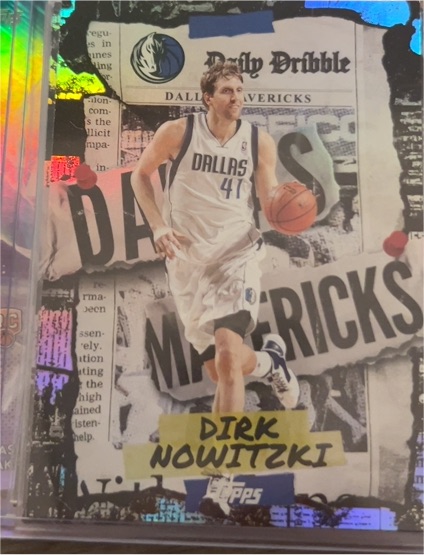 2025-26 Topps The Daily Dribble #DD-28 Dirk Nowitzki — front
