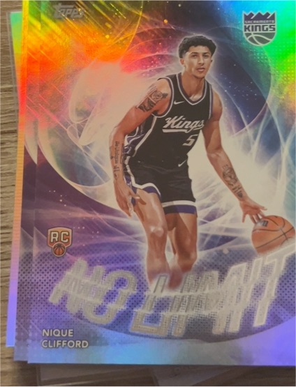 2025-26 Topps No Limit #NL-24 Nique Clifford — front