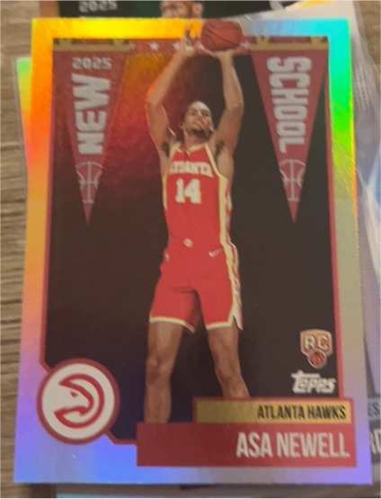 2025-26 Topps Basketball #NS-23 Asa Newell — front