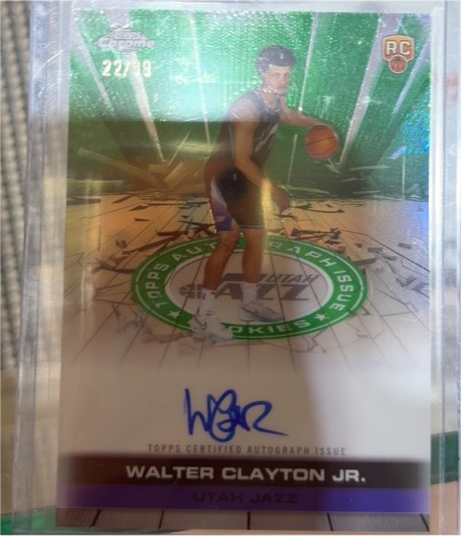 2025-26 Topps Chrome #TAUR2-WCJ Walter Clayton Jr. — front