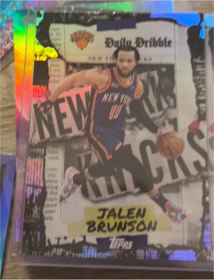 2025-26 Topps #DD-10 Jalen Brunson The Daily Dribble — front