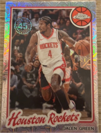 2025-26 Topps Chrome #TC-JG Jalen Green — front