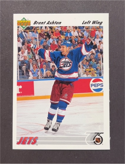 1991-92 Upper Deck #303 Brent Ashton — front
