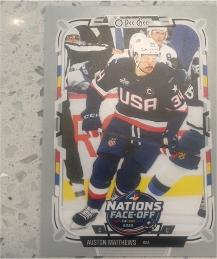 2025-26 O-Pee-Chee #508 Auston Matthews — front