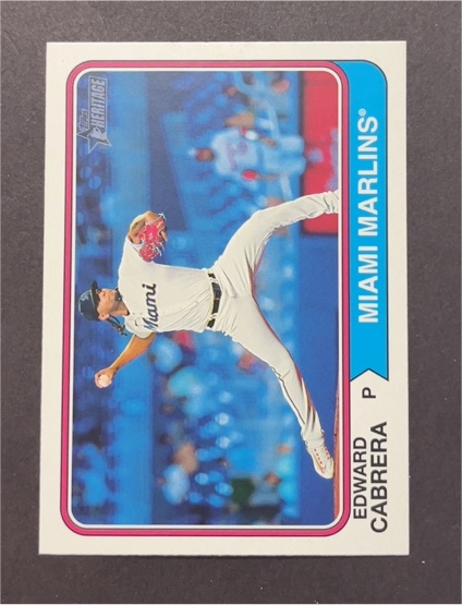 2023 Topps Heritage #665 Edward Cabrera — front
