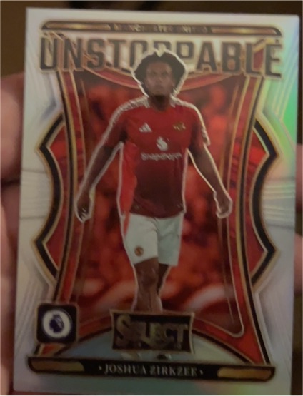 2024-25 Panini Select Premier League #20 Joshua Zirkzee Unstoppable — front