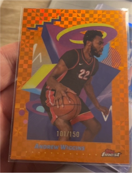 2025 Topps Finest #101 Andrew Wiggins — front