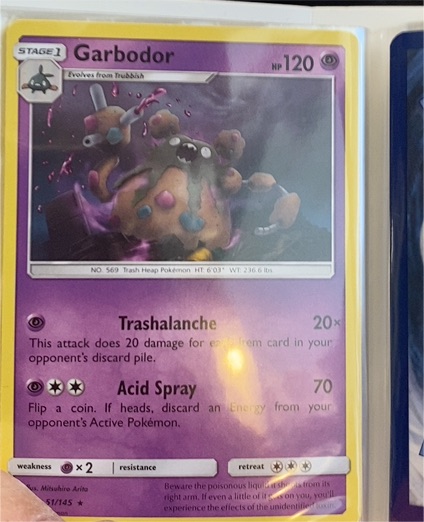 2017 Pokemon Guardians Rising #51 Garbodor — front