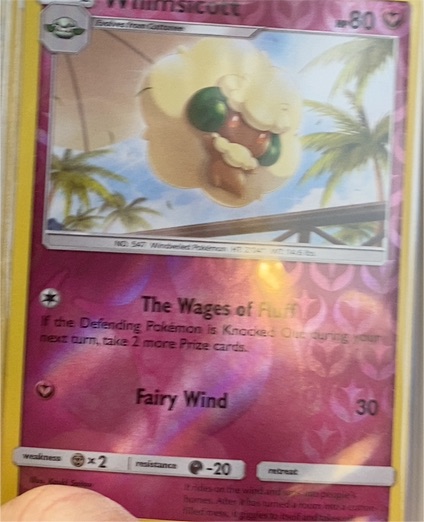 2017 Pokémon Guardians Rising #91 Whimsicott — front