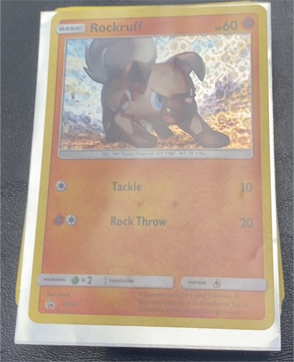 2017 Pokémon SM06 Rockruff — front