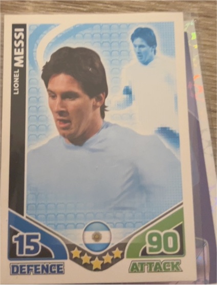 2010 Panini South Africa World Cup Sticker #122 Lionel Messi — front
