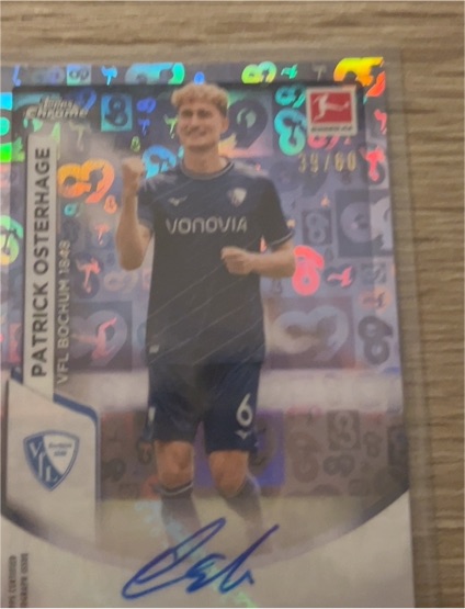 2023-24 Topps Chrome Bundesliga #9 Patrick Osterhage — front