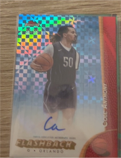 2024-25 Topps Finest Flashback #FBA-CA Cole Anthony — front