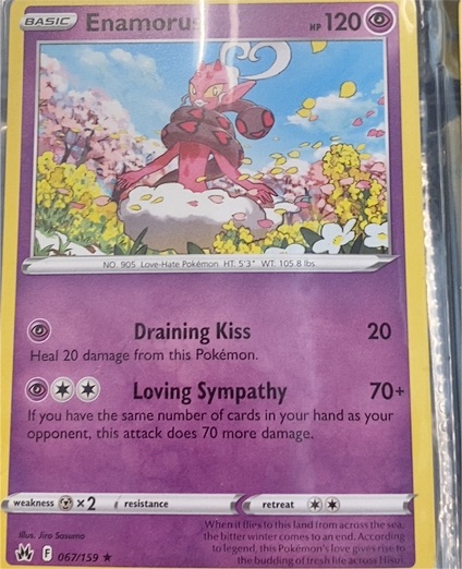 2023 Pokemon TCG Crown Zenith #067 Enamorus — front