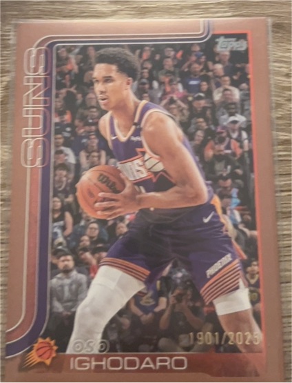 2025-26 Topps #160 Oso Ighodaro — front