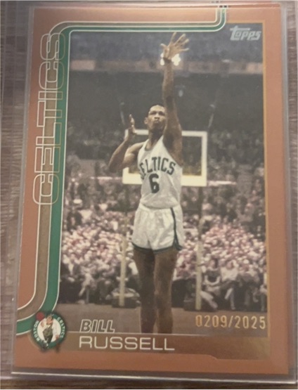 2025-26 Topps Flagship Basketball #251 Bill Russell — front