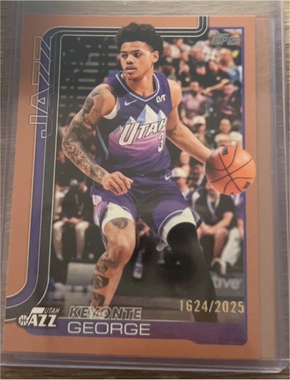 2025-26 Topps #131 Keyonte George — front