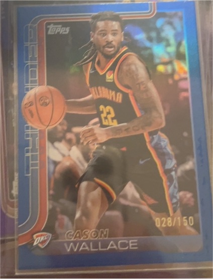 2025-26 Topps #119 Cason Wallace — front