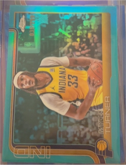 2025-26 Topps Chrome #29 Myles Turner — front