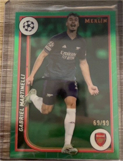 2023 Topps Merlin #69 Gabriel Martinelli — front