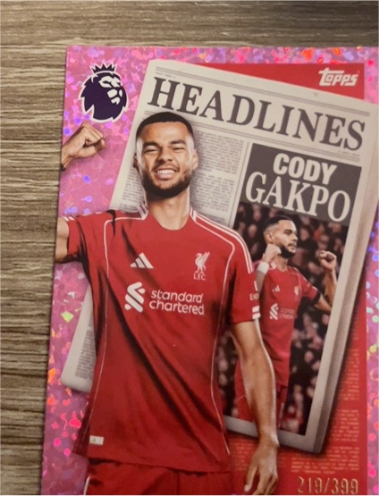 2025-26 Topps Premier League #446 Cody Gakpo — front