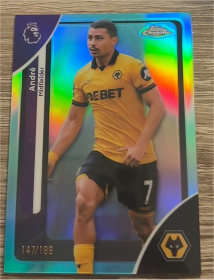 2026 Topps Chrome Premier League #192 André — front