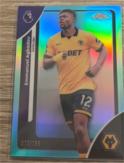 2026 Topps Chrome Premier League #198 Emmanuel Agbadou — front