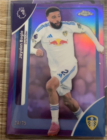 2026 Topps Chrome Premier League #108 Jayden Bogle — front