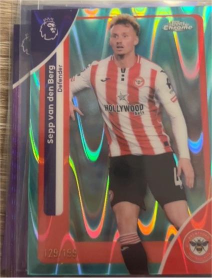2026 Topps Chrome Premier League #38 Sepp van den Berg — front