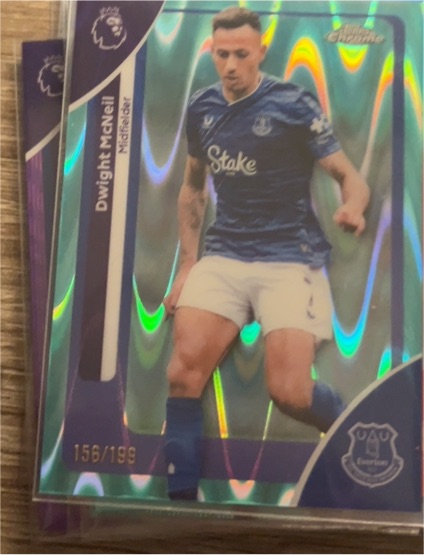 2026 Topps Chrome Premier League #83 Dwight McNeil — front