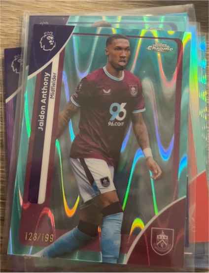 2026 Topps Chrome Premier League #54 Jaidon Anthony — front
