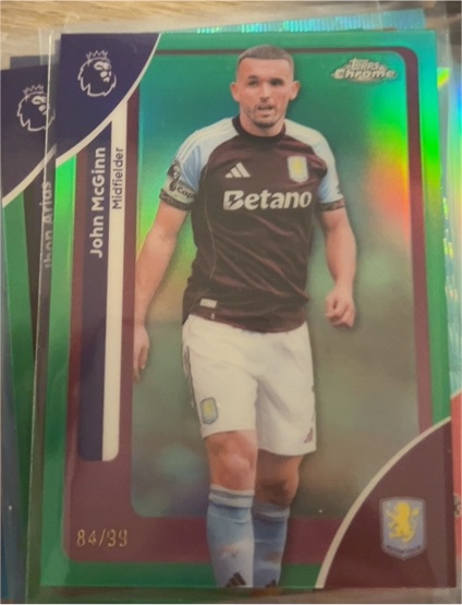 2025-26 Topps Chrome Premier League #84 John McGinn — front