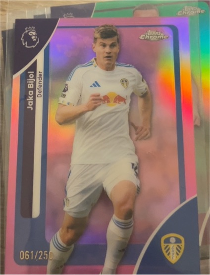 2026 Topps Chrome Premier League #102 Jaka Bijol — front