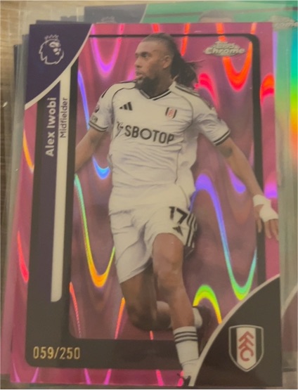 2026 Topps Chrome Premier League #94 Alex Iwobi — front