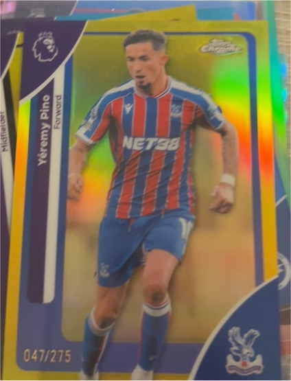 2026 Topps Chrome Premier League #73 Yeremy Pino — front