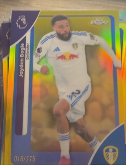 2026 Topps Chrome Premier League #108 Jayden Bogle — front