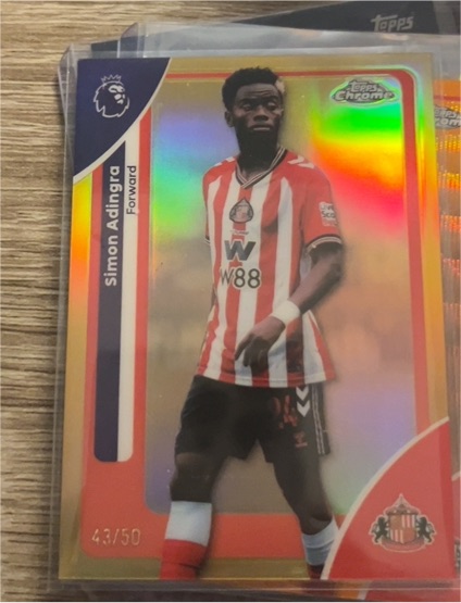 2025-26 Topps Chrome Premier League #168 Simon Adingra — front