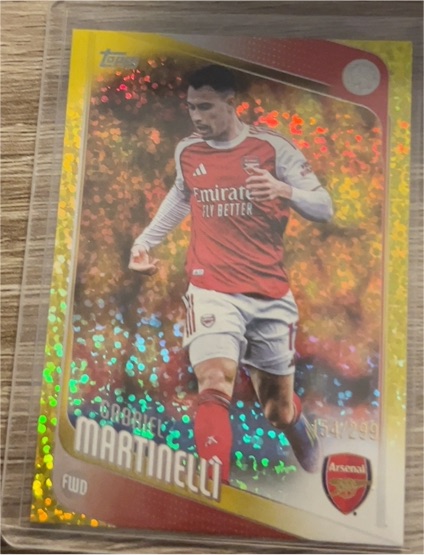 2026 Topps UEFA Club Competitions #19 Gabriel Martinelli — front