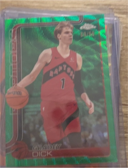 2025-26 Topps Chrome #214 Gradey Dick — front