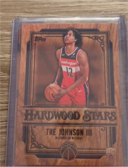 2025-26 Topps Hardwood Stars #HS-16 Tre Johnson III — front