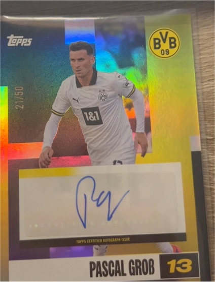 2024-25 Topps Chrome Bundesliga #13 Pascal Grob — front