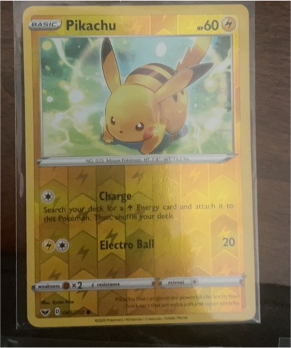 2020 Pokémon SWSH01 #65 Pikachu — front