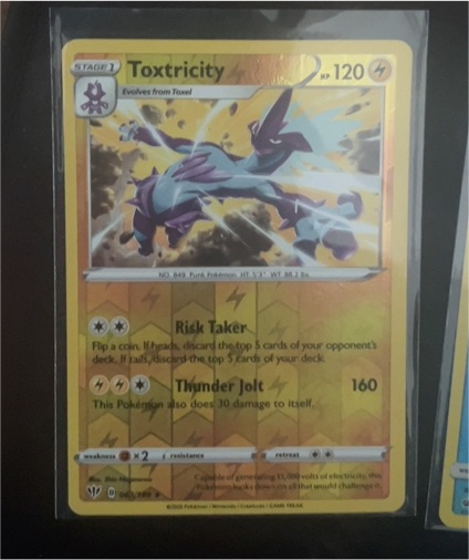 2020 Pokémon #63 Toxtricity — front